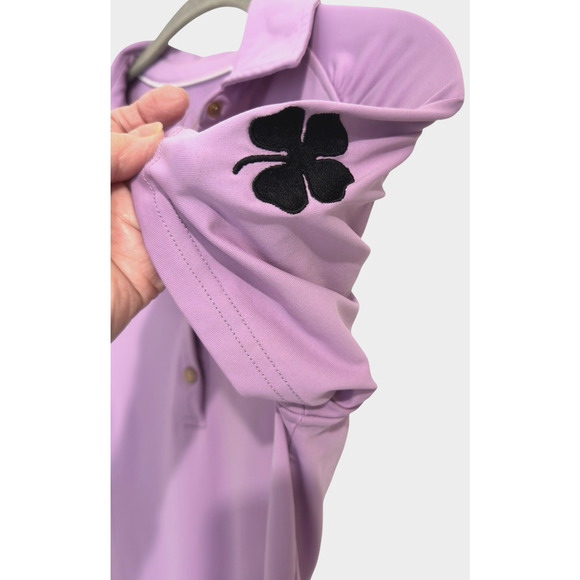 Clover By Bobby Jones Performance Womens Golf Polo Shirt Size S Lavender - Picture 6 of 10